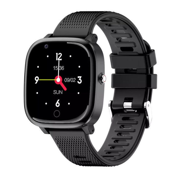 Smartwatch klocka för både barn & vuxna med 4G och GPS funktion svart